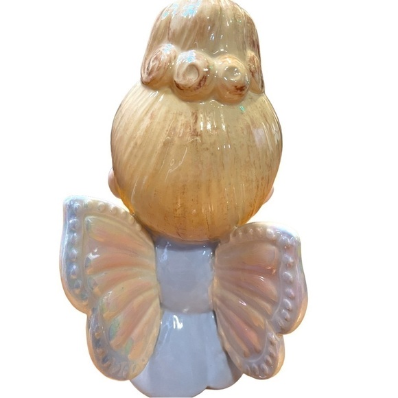 𝅺baby Tinkerbell porcelain figurine, no markings, adorable,about 6 inches tall - Picture 7 of 8